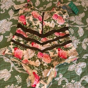 leonisa Floral Eco-Friendly One Piece Swimsuit